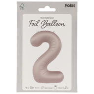 Mooideco - Number 2 - Moonlight Silver - 34 inch - Folat