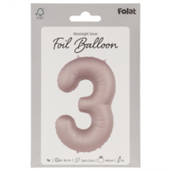 Mooideco - Number 3 - Moonlight Silver - 34 inch - Folat