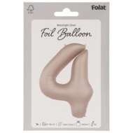 Mooideco - Number 4 - Moonlight Silver - 34 inch - Folat