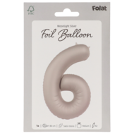 Mooideco - Number 6 - Moonlight Silver - 34 inch - Folat