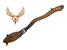 Mooideco - Broom and Snitch - Harry Potter - 50 inch - Partydeco
