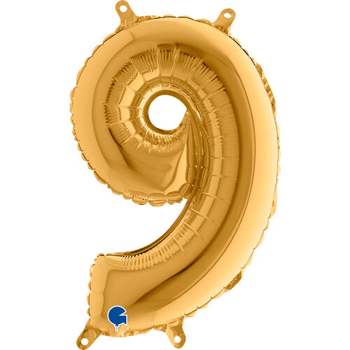 Number 9 - Gold - 14 inch - Grabo (1)