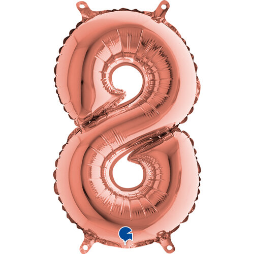 Number 8 - Rosé gold - 14 inch - Grabo (1) Number 8 - Rosé gold - 14 inch - Grabo (1)