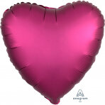 Heart - Satin fuchsia - 17 inch - Anagram (1)(verlaat het assortiment)