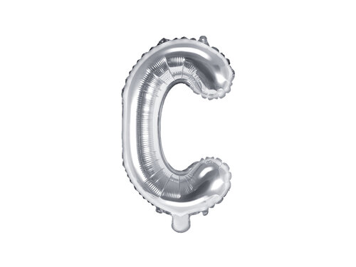 Letter - zilver - C