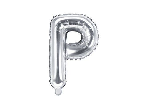 Letter - zilver - P