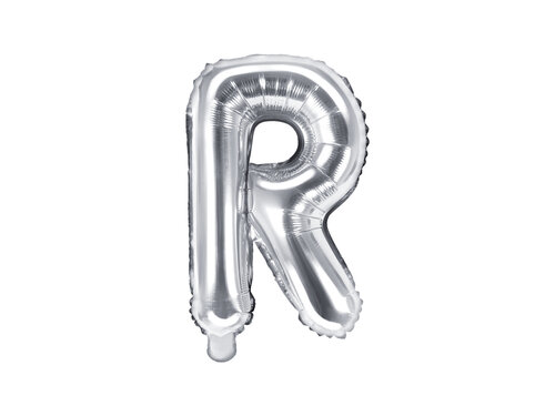 Letter - zilver - R