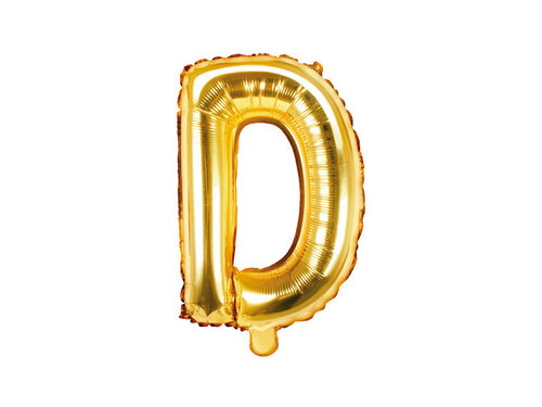 Letter - goud- D