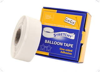 Stretchy balloon tape