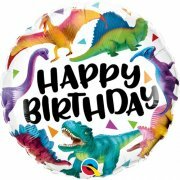 Colourful dinosaurs - Happy birthday