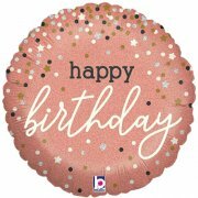 Confetti rose goud - Happy birthday - Betallic(1)