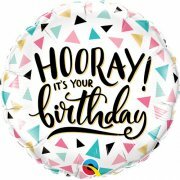 Hooray triangles - Happy birthday Hooray triangles - Happy birthday