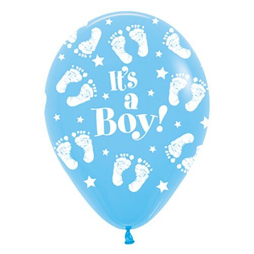 R12 - It's a Boy Footprint - Sempertex (25) R12 - It's a Boy Footprint - Sempertex (25)