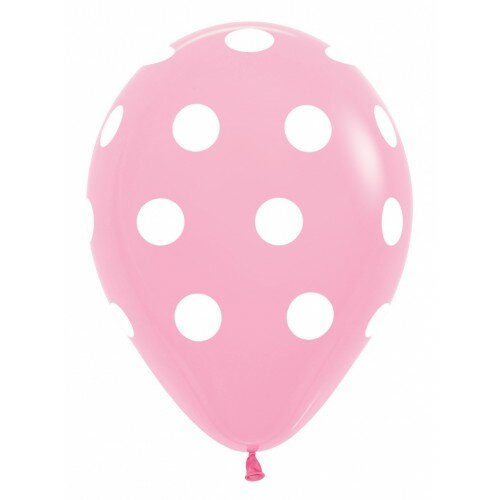 R12 - Polka Dots - Bubblegum Pink - Sempertex (25)