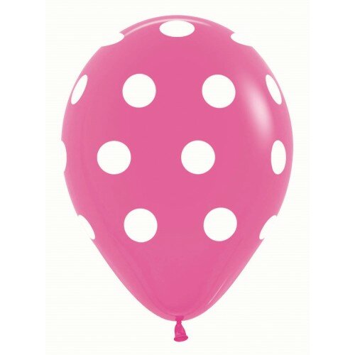 R12 - Polka Dots - Fuchsia - Sempertex (25)