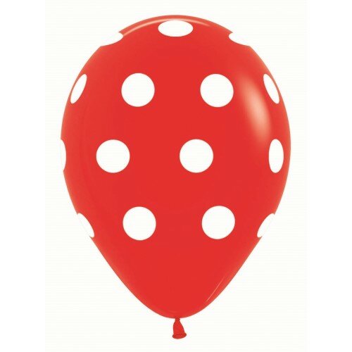 R12 - Polka Dots - Red - Sempertex (25)