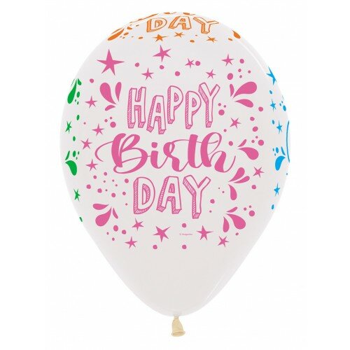 R12 - Happy Birthday - Neon Splash - Sempertex (25) R12 - Happy Birthday - Neon Splash - Sempertex (25)