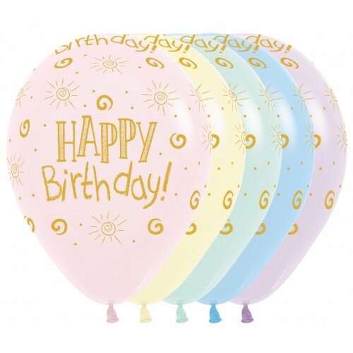 R12 - Happy Birthday Sun - Pastel Matte - Sempertex (25)