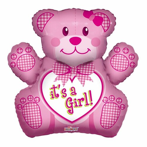 Baby Girl Bear Shape - 28inch - Kaleidoscope (1)