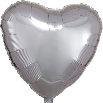 Heart - Silver- 17 inch - Anagram (1)