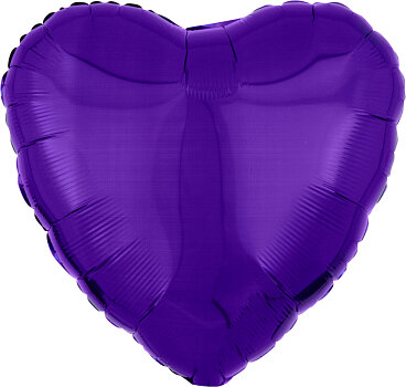 Heart - Purple - 17 inch - Anagram (1)(verlaat het assortiment)
