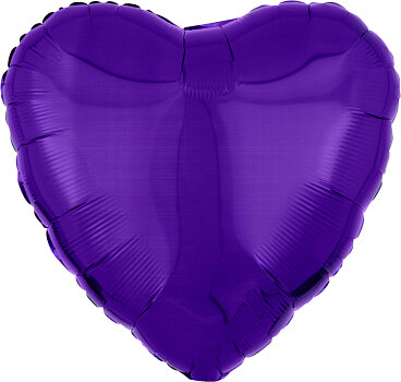 Heart - Purple - 17 inch - Anagram (1)