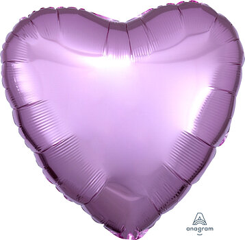 Heart - Pearl pink - 17 inch - Anagram (1)(verlaat het assortiment)