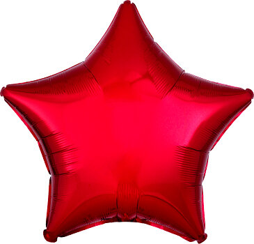 Star - Red - 17 inch - Anagram (1)(verlaat het assortiment)