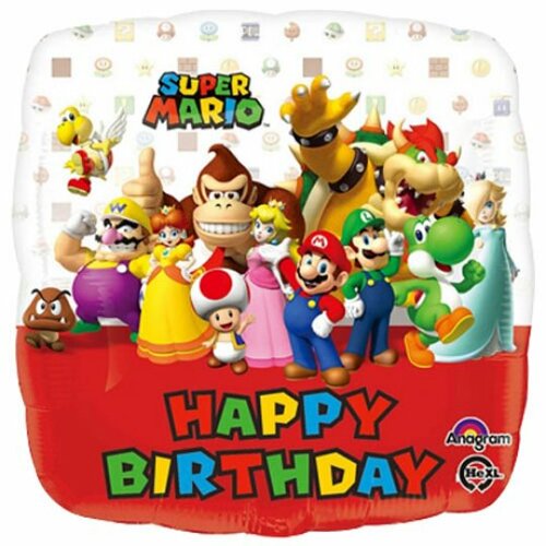 Super Mario - Happy Birthday - 18 inch - Anagram (1)