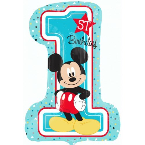 Mickey Mouse - Cijfer 1 - 28 inch - Anagram (1)