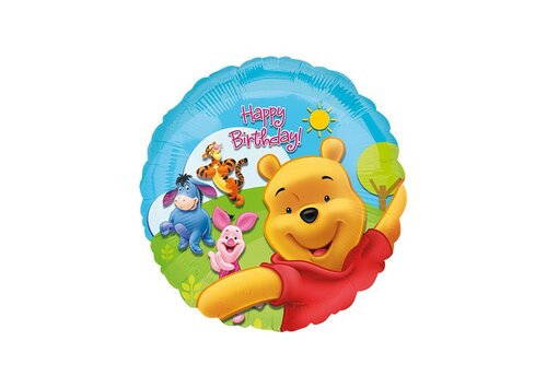 Winnie de Pooh - Happy Birthday - 18 inch - Anagram (1)