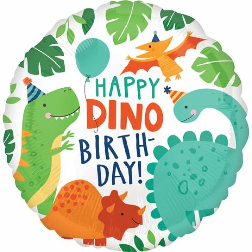 Dino Party - Happy birthday - 18 inch - Anagram(1)