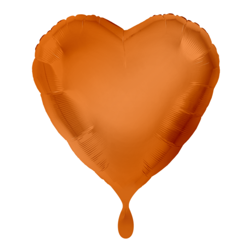 Heart - Orange - 18 inch - Anagram (1)(verlaat het assortiment)