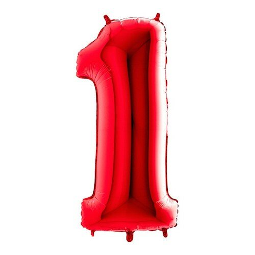 Number 1 - Red - 40 inch - Grabo (1)