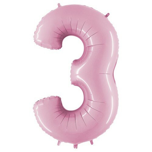 Number 3 - Pastel pink - 40 inch - Grabo (1)