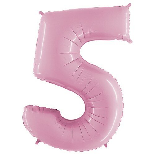 Number 5 - Pastel pink - 40 inch - Grabo (1)