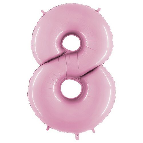 Number 8 - Pastel pink - 40 inch - Grabo (1)
