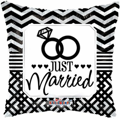 Huwelijk - Just married - 18 inch - Kaleidoscope (1)