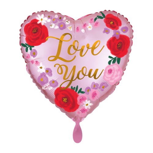 Love you hart bloemen - 18 inch - Anagram (1) Love you hart bloemen - 18 inch - Anagram (1)