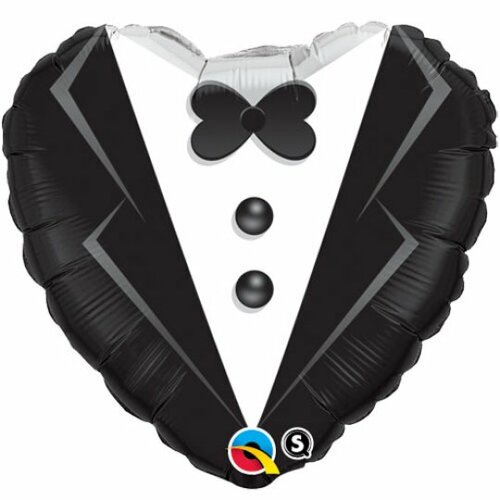 Groom heart - 18 inch - Qualatex (1)