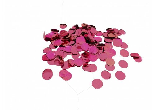 Confetti Metallic Rond - 10mm - Light Pink - 250gram