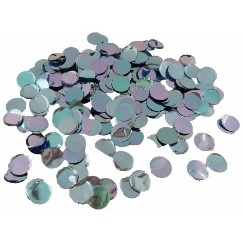 Confetti Metallic Rond - 10mm - Light Blue - 250gram