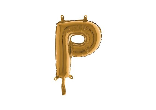 Letter - goud - P