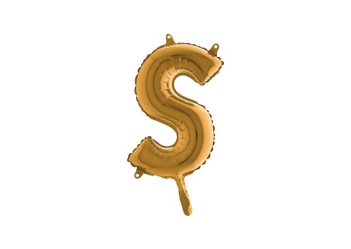 Letter - goud - S