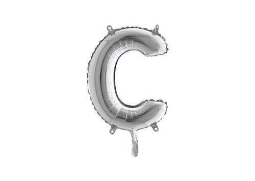 Letter - zilver - C