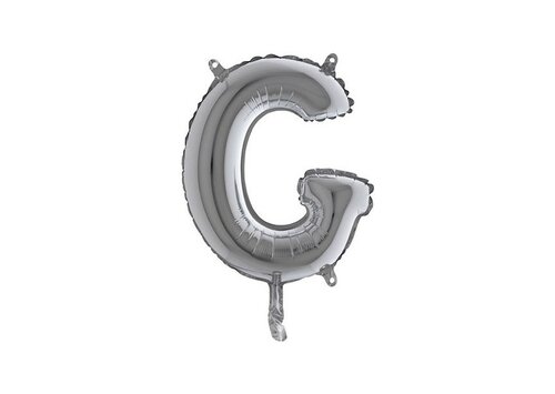 Letter - zilver - G