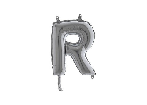 Letter - zilver - R