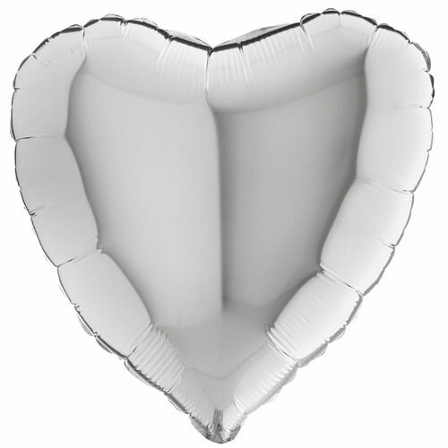 Heart - Silver - 18 inch - Grabo (1)