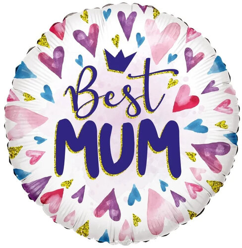 Best Mum Hearts - 18 Inch - Kaleidoscope (1)