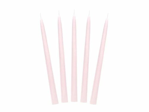 Dinner kaarsen licht roze